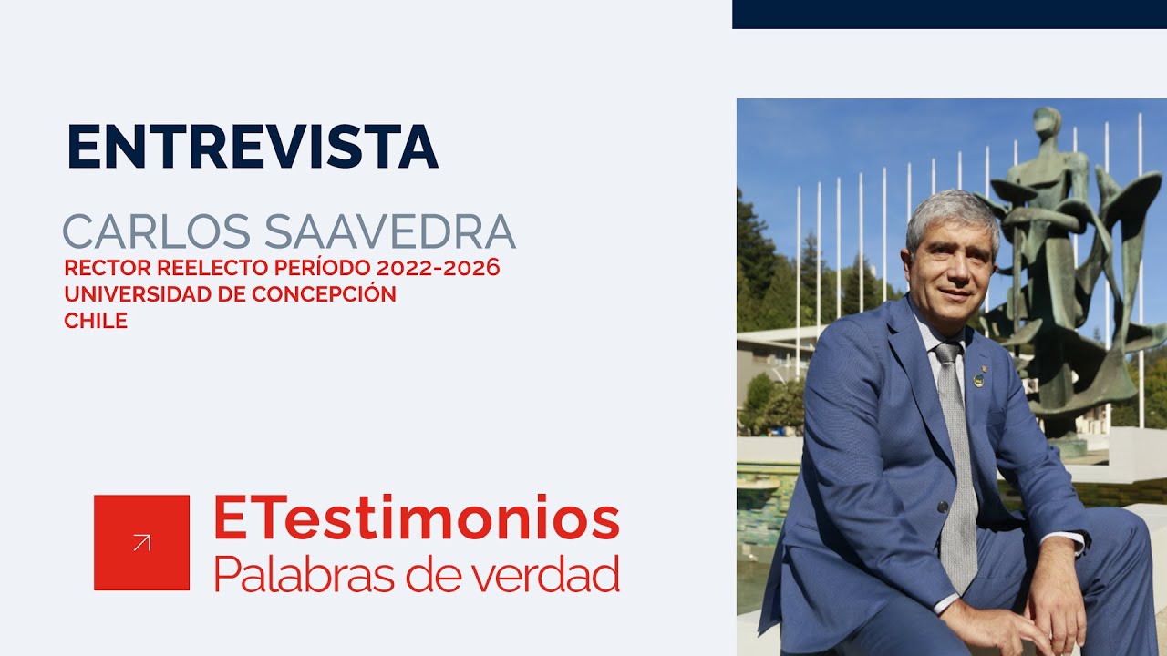The reelected Rector of the Universidad de Concepción, Carlos Saavedra, highlighted the process in which academics voted from 11 countries abroad.