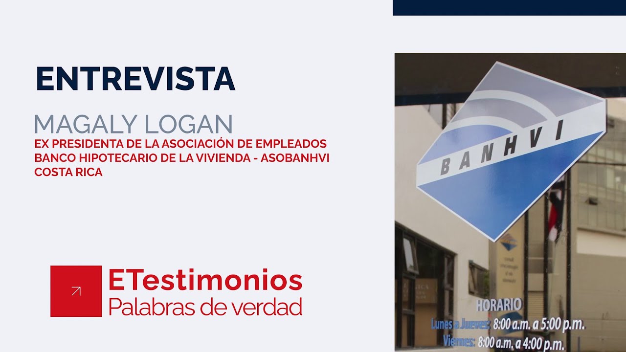 Magaly Logan, former President of the Association of Solidarity Employees of Banco Hipotecario de la Vivienda de Costa Rica (ASOBANHVI), praised the experience with EVoting.
