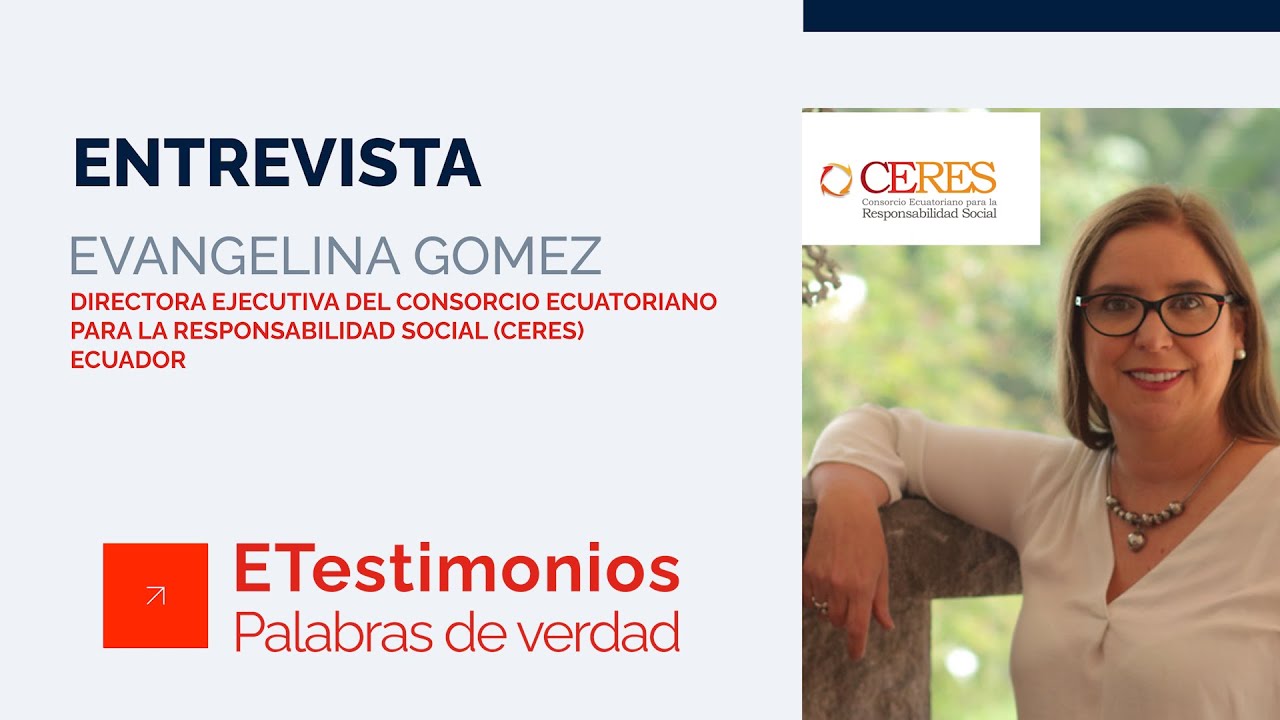 The Director of the Ecuadorian Corporation for Social Responsibility & Sustainability (CERES), Evangelina Gómez, valued the first experience with the EVoting platform.