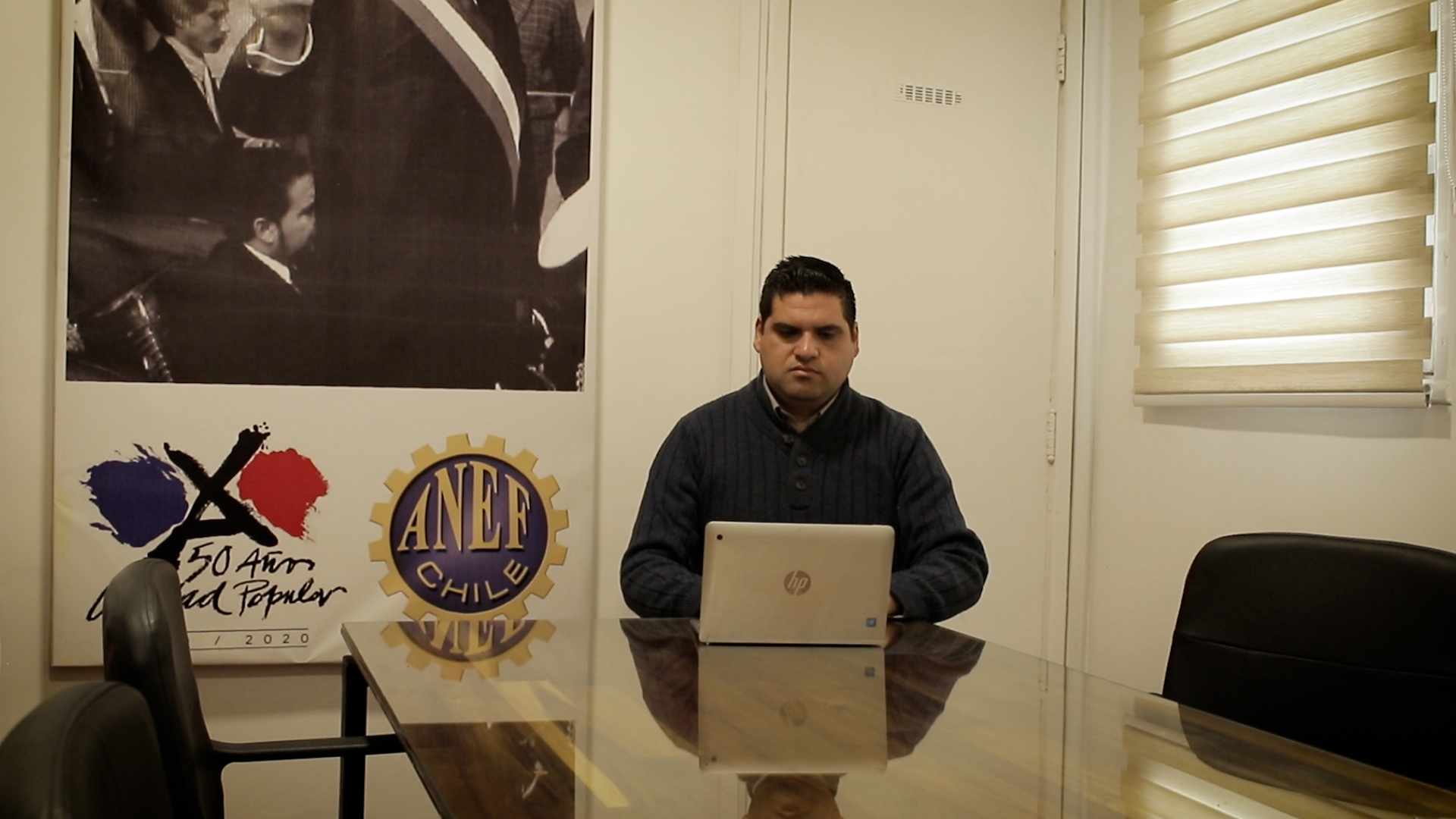Danilo Peña, Presidente de la Asociación de Funcionarios de la Corporación de Asistencia Judicial de la Región de Valparaíso (AFUN CAJVAL)