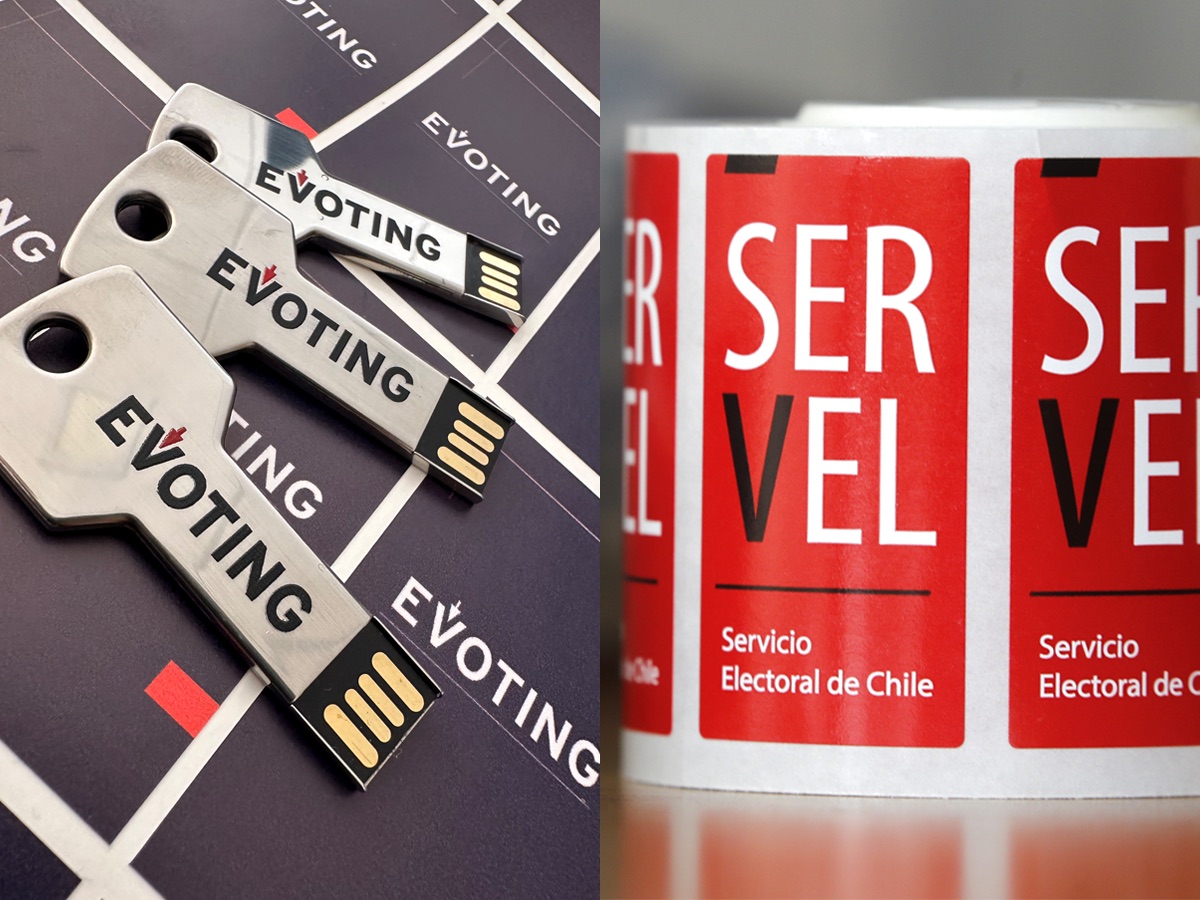 Logo de EVoting y SERVEL
